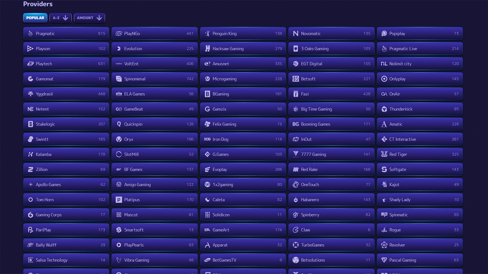 Alf Casino Game Providers in Australia