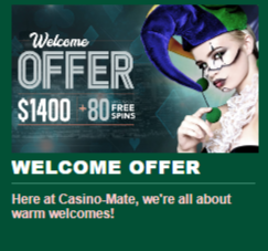 Casino Mate   Welcome Offer