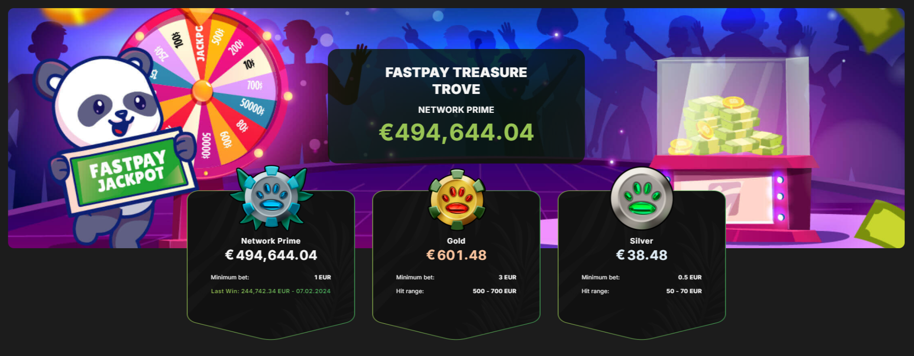 Fastpay Online Casino   Jackpot