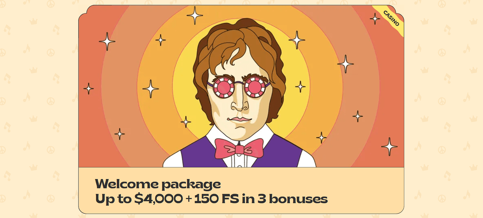 Vinyl Casino Welcome Package